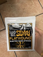 Ernie Ball 2813 Hybrid Slinky Flatwound Elect...