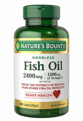 Nature's Bounty Fish Oil 2400mg 05/2028
