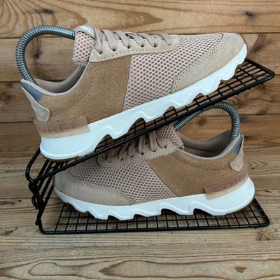 Sorel Turnschuhe Damen Größe UK 3 Kinetic Lite Spitze natur hellbraun Wildleder Wanderschuhe