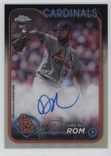 2024 Topps Chrome Update Auto Refractor 356/499 Drew Rom #RA-DR Auto 10k8