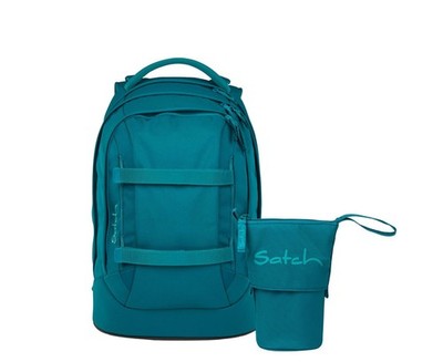 Satch, Schulrucksack-Set PACK Deep Petrol 2-teilig, Kollektion 25/26