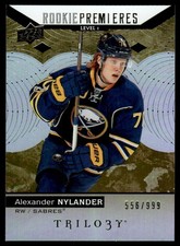 2017-18 Upper Deck Trilogy Alexander Nylander Rookie 556/999 Buffalo Sabres #70