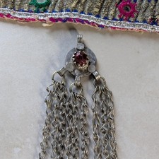 Vintage Kuchi Tribal Coin Pendant with Dangles Bellydance Supply 21774 