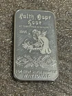 Canadian NATIONAL FAITH HOPE LOVE Christmas 1985 1 Troy Oz .999 FINE Silver bar