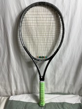 Racchetta da tennis Prince EXO3 nera squadra 100 4 3/8 impugnatura 16x19 27" corda 58 libbre