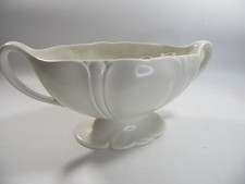 Vintage Beswick Ware Ceramic Mantle Vase 1187-1 With Wire Frog Double Handle