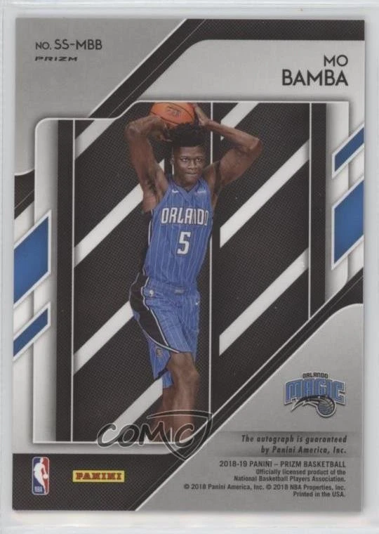 2018 Panini Prizm Sensational Signatures Choice Mo Bamba #SS-MBB Rookie Auto RC - Image 2 of 2