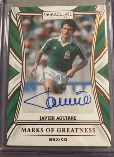 2024-25 Panini Immaculate Mexico Javier Aguirre Auto 09/25 MG-JAG