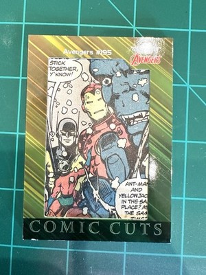 2022 Marvel Fleer Ultra Avengers Comic Cuts # 12/15  card  CC-AVG195 Iron Man