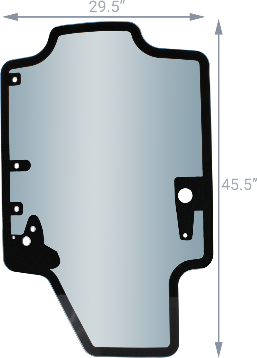 New Front Door Glass 84344565 fits Case SR220 SR250 SV185 SV250