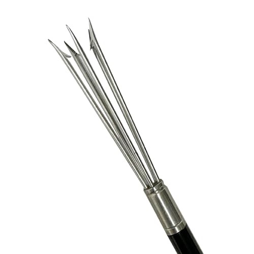  6.5' Aluminum Travel Hand Spear with 5-Prong Outdoor Recreation Product