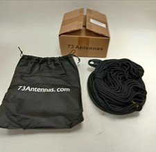 73 Antennas Portable HF Wire Antenna Kit with Coax & Bag Box Opened
