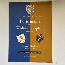 1949 CHARITY SHIELD PORTSMOUTH V WOLVES 19/10/1949 AT HIGHBURY
