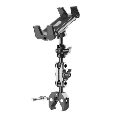Tablet Stand Holder Bed Desktop Arm 360 Degree Rotatable Phone Mount Clamp