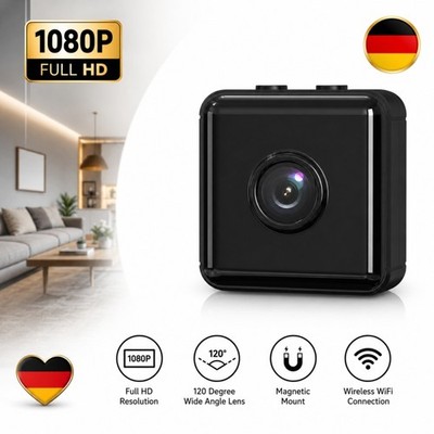 Mini WLAN Kamera Wireless Wifi Camera 1080P HD Überwachungkam era Live Cam Neu