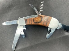 Pocket Knife - 7 Tools - Stainless - 4” Folded