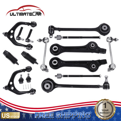16Pcs Front Control Arm Tie Rod Kit For 2011-17 Dodge Charger Challenger 300 RWD
