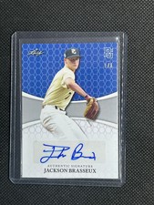 JACKSON BRASSEUX 2022 Leaf Perfect Game AUTO Pre-Production Proof Card 1/1