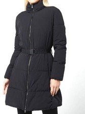 Emporio Armani Belted Puffa Coat Small Uk 8 (40) Jacket £360-