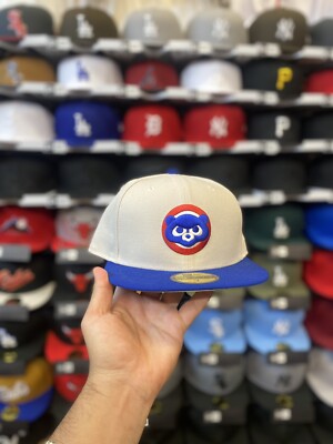 Chicago Cubs New Era Varsity Letter 59Fifty Fitted Hat (Sz 7 )