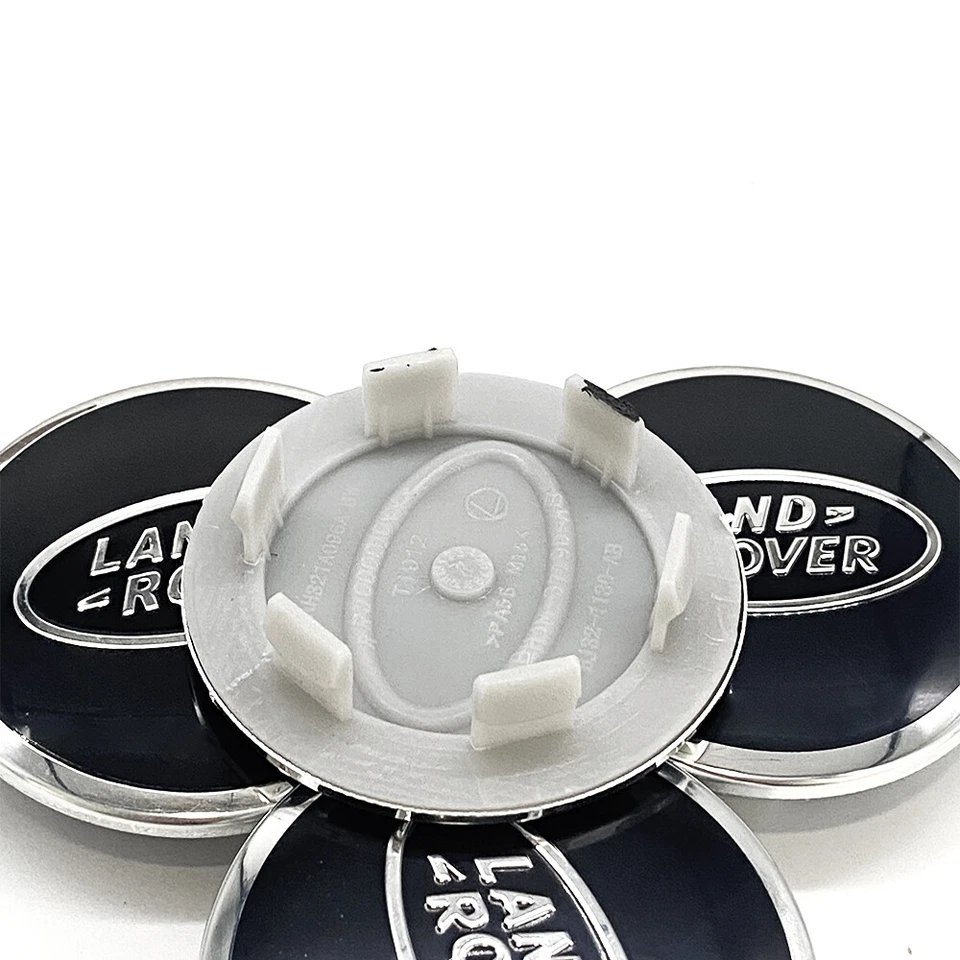 4PC 62mm Gloss Black Wheel Center Hub Caps Hubcaps Rim Cover ‎LR069899 LR051543 Foto 2 de 4