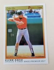 Glenn Davis #30  O-Pee-Chee Premiere 1991 - Baltimore Orioles 
