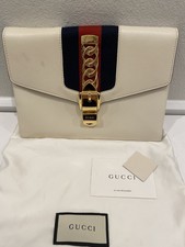 gucci white clutch bag