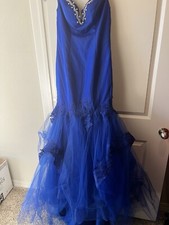 blue prom dress