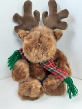 Christmas Moose 14" Plush Singing  Grandma got run over by a Reindeer   TESTED