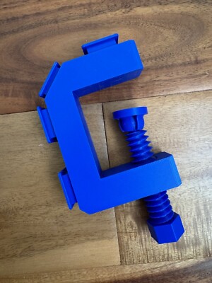 Hot Wheels and Matchbox Compatible Track C Clamp Blue Durable NEW Lot Matchbox