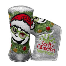 Scotty Cameron Putter Head Cover 2023 Johnny Claus White/Green