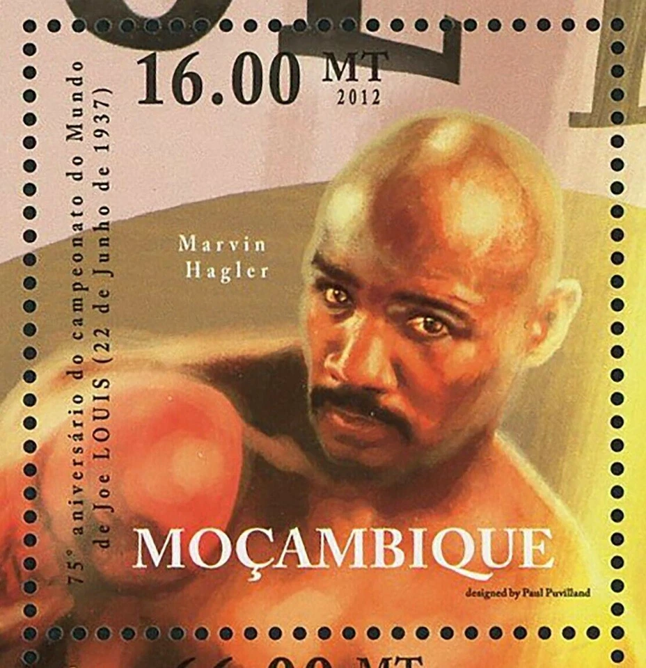 Joe Louis марка бокса Рокки Марчиано Майк Тайсон Мухаммед Али S/S MNH #5603-5608 - Изображение 2 из 4