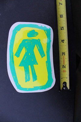 ★NCT 着用★【GIRL SKATEBOARDS】★STITCH TEXT LOGO CA.P★ GIRL Chocolate Skateboards Clear Green Yellow Art OG Z59B