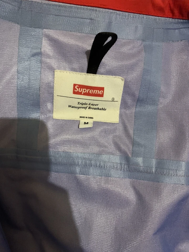 Supreme NYC SS2014 Taped Seam Anorak Sz M Parra Colorway Worn 1x PADS Box Logo - Photo 4/4