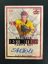 ALIKA WILLIAMS 2020 LEAF ULTIMATE DRAFT ULTIMATE DESTINATIONS AUTO /5 *6181