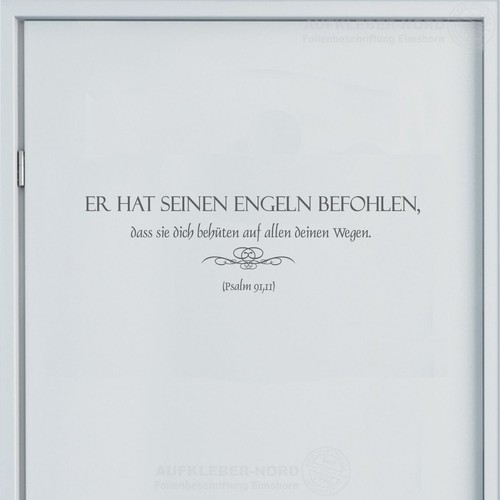 Wandtattoo 'Glaube Hoffnung Liebe' – Inspirierender Bibelvers Aufkleber Für Die Wand (57x57 Cm)