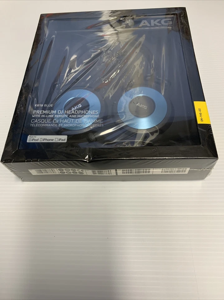 AKG K619 Auriculares DJ con Control Remoto en Línea y Micrófono (Azul) Foto 2 de 4