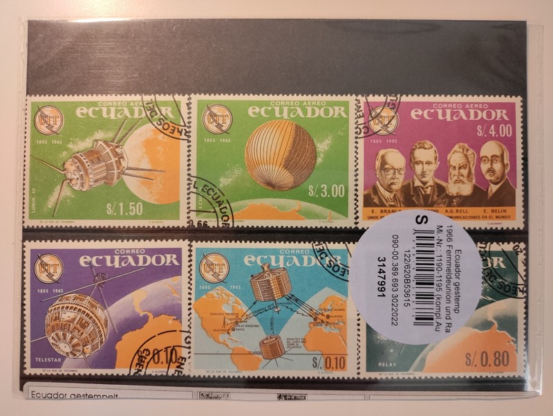 1966 Ecuador Stamps(Space),CTO,NH,OG