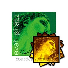  Evah Pirazzi Violin String Set 4/4/ "Evah Pirazzi Gold" Steel E Ball Medium