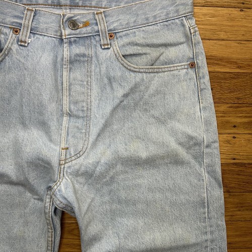 Vintage 80s Levi’s 501 Jeans Light Wash Denim Mens Size 32x30 501-0111 USA Made - Picture 8 of 18