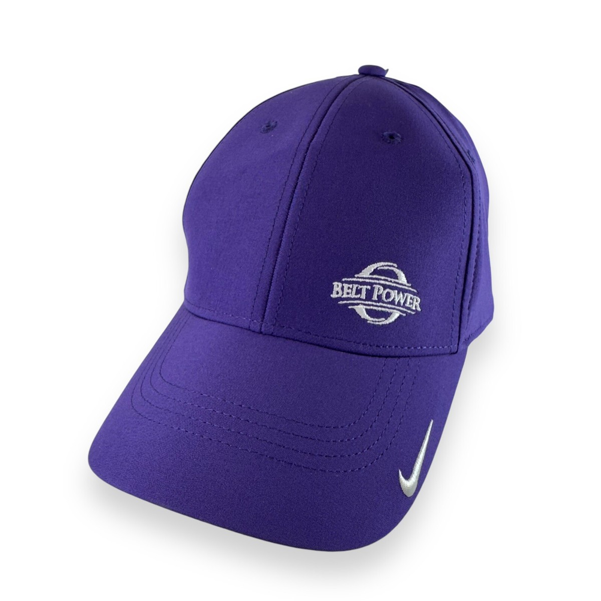 Nike Hat Mens Adjustable Dri FIT Club Cap Structured Swoosh Purple