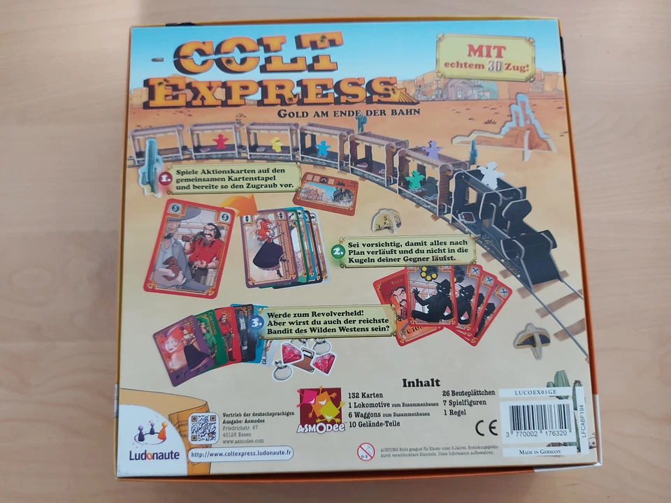 Colt Express - Ludonaute - Brettspiele-Sammlung-Konvolut-Boardgames-Raritäten - Bild 2 von 4