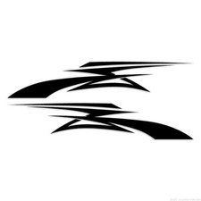 Pair Set Tribal Pinstripes - Decal Sticker - Multiple Colors Sizes - Ebn7489