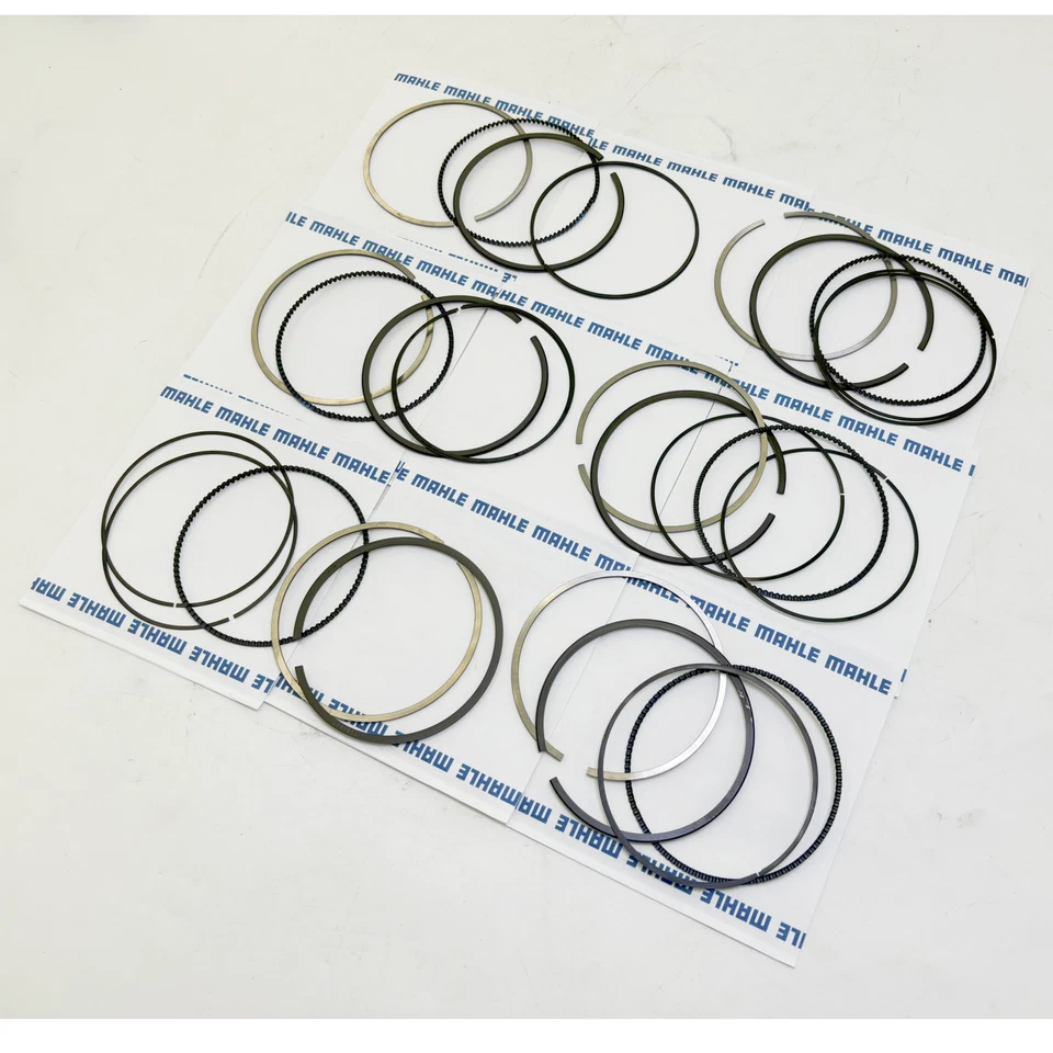 Juego de anillos de pistón 6Z para BMW E90 E92 E60 E83 328i 530i X3 X5 N52B30A 11257559434 Foto 4 de 4