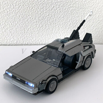 Back To The Future DELOREAN Part I Light Up Mini Car Figure Miniature Diorama