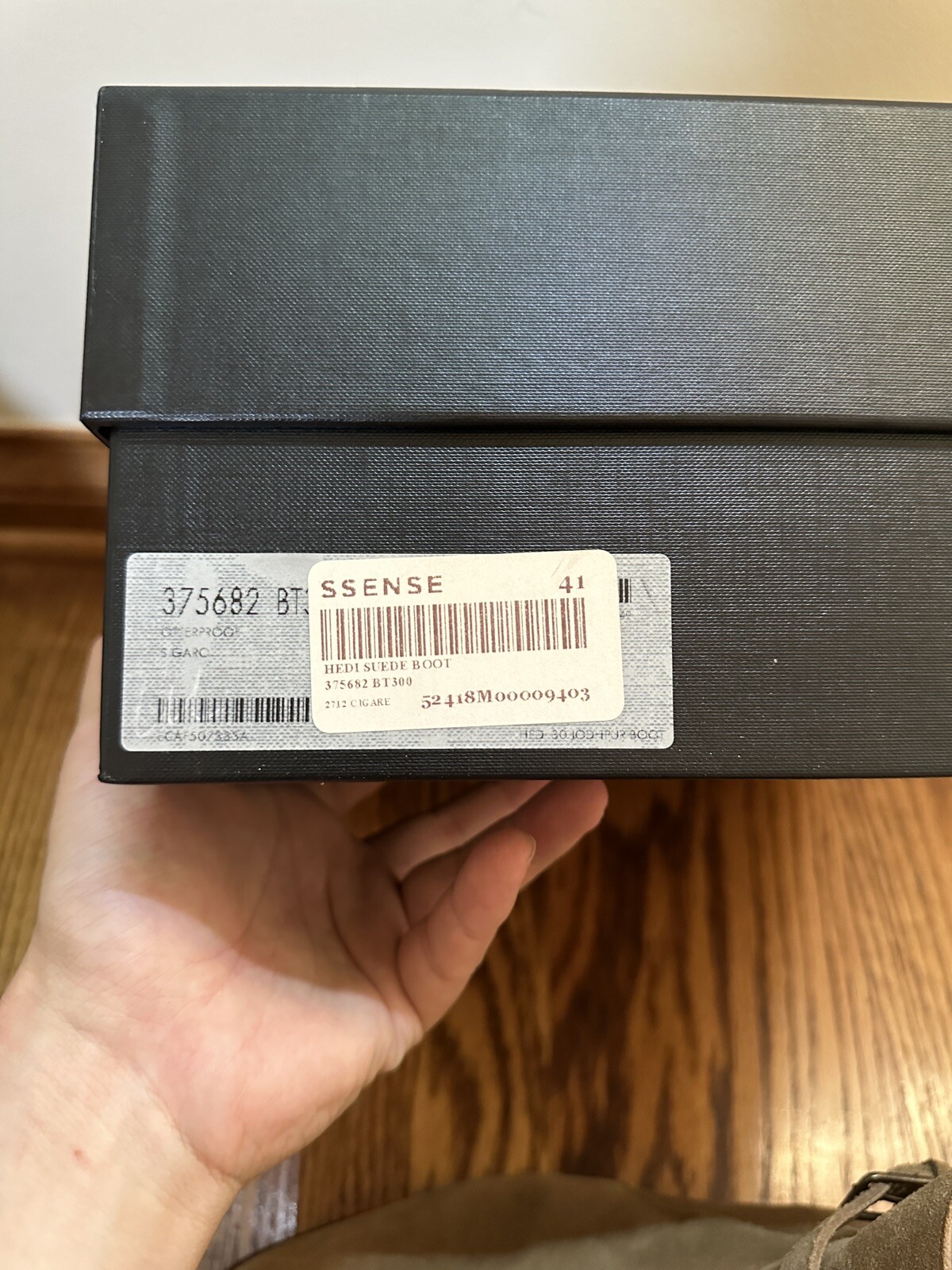 Stivali Saint Laurent Paris SLP Heide pelle scamosciata Wyatt Jodphur taglia EU 41 8 8 5 US