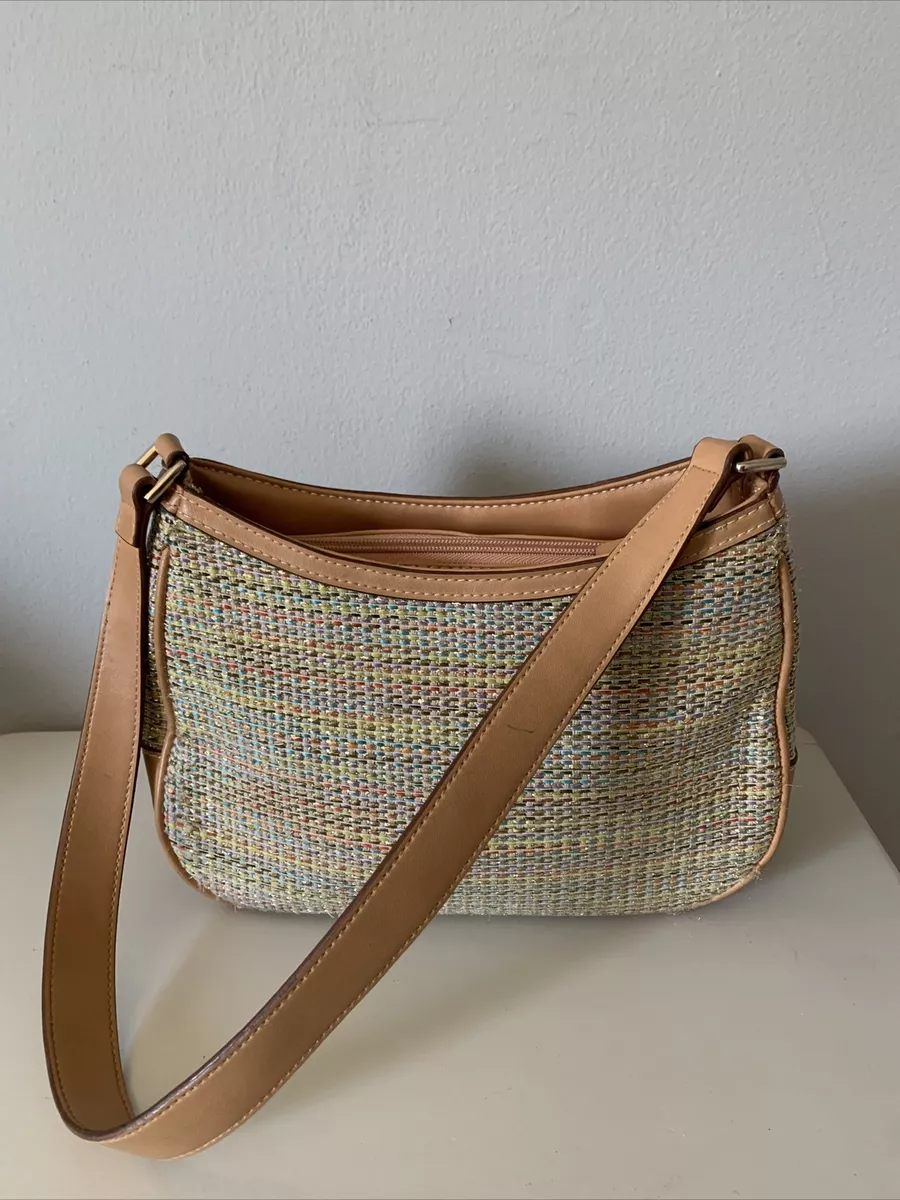 Liz claiborne straw purse sale