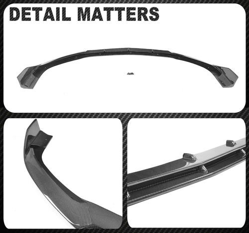 Carbon Spoilerlippe Ansatz Mit Lufteinlässe für Mercedes W218 CLS63 2015-17 - Picture 12 of 15
