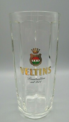 Veltins Brewery Brautradition Since 1824 Tall Beer Glass Mug Barware
