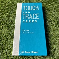 Touch and Trace Cards Cursive Letters and Numerals Zaner -Bloser New Sealed Box